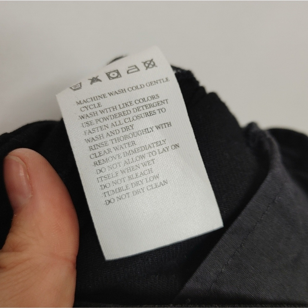 C2H4 Zero Slim Barrel Gravity Tactical Cargo Pants Black Cotton Blend Tapered 36 - Picture 10 of 14